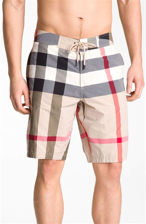 burberry print trousers men's|Burberry relaxed stretch short.